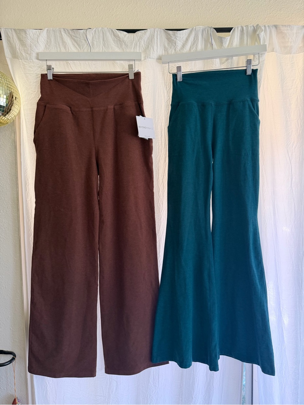 Bundle: 2 Beyond Yoga Wide Leg Spacedye Pant